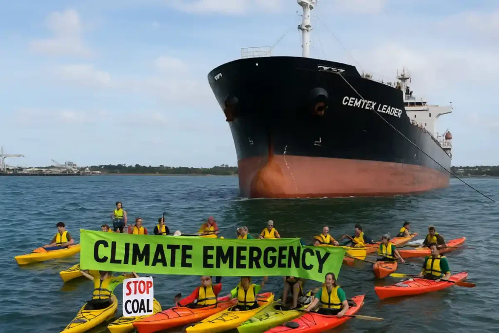 Australia Coal Port Set to Restart After Climate Protest Brings Shipping to a Halt